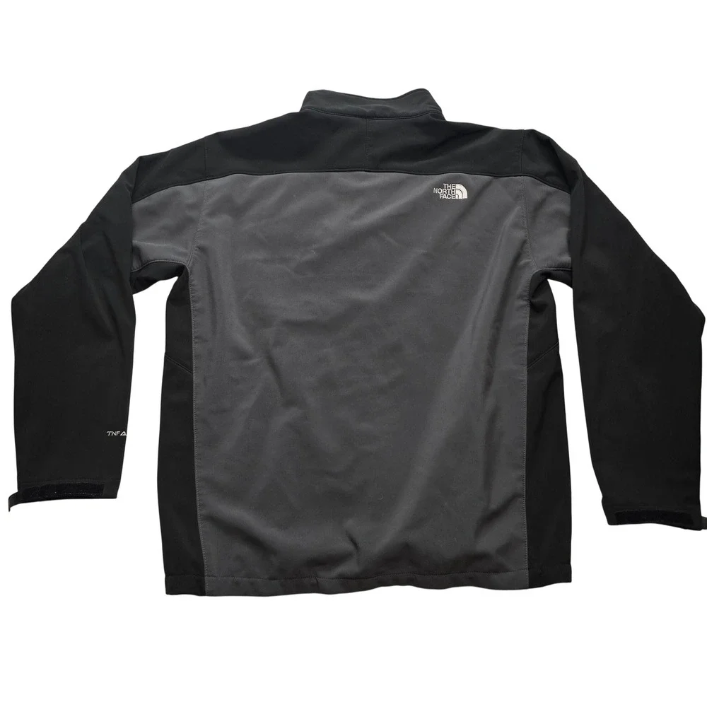 The North Face Apex Bionic Softshell Jacket Black Grey Mens XXL
